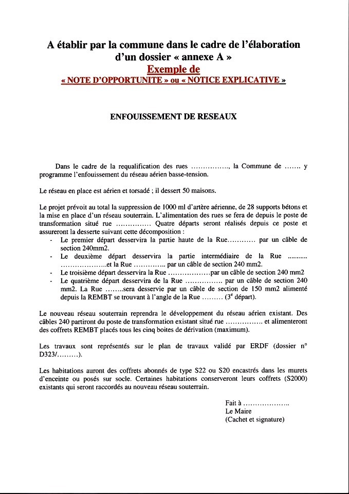 note d opportunité exemple – modèle de note d’opportunité – Genertore2